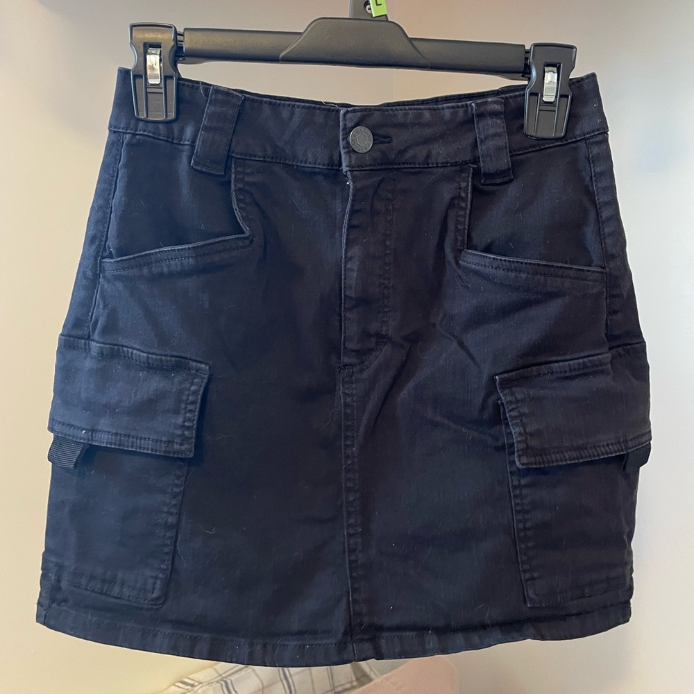Garage cargo mini skirt